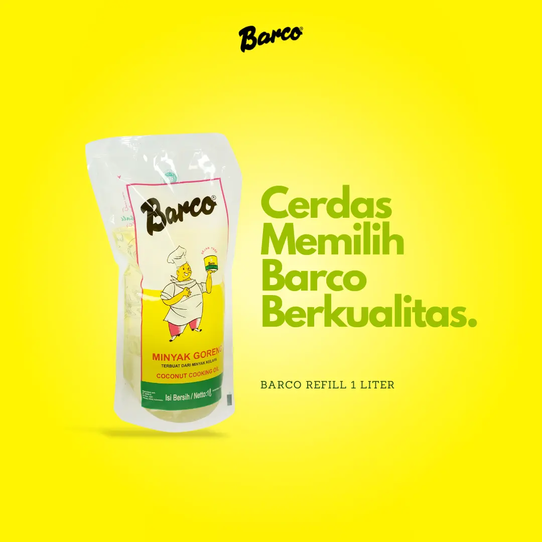 Barco Minyak Kelapa 1 ltr Pouch