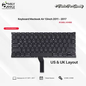 Keyboard Macbook Air 13" A1466 / A1369 2011 - 2015 US UK + Backlight