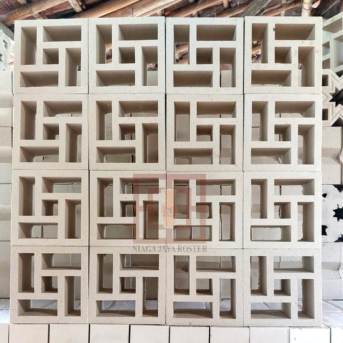 Gambar NIAGA JAYA ROSTER -  Roster Beton Minimalis -  Ukuran 20x20cm | Loster Putih | Ventilasi Udara | Nako | Terakota - Putih dari NIAGA JAYA ROSTER Kota Bekasi 3 Tokopedia