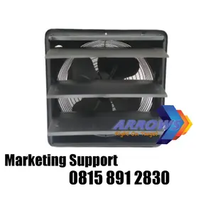 Exhaust Fan Shutter 12 Inch 220v 1Ph Wall Exhaust Fan 12 Inch 220v 1Ph