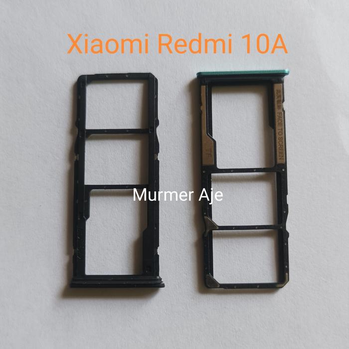 Gambar Sim card tray slot sim card tempat kartu xiaomi redmi 10a 10A oem - Black dari Murmeraje Kota Tangerang Tokopedia