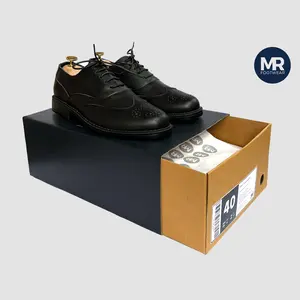 Sepatu Kulit Pria - Ibiza Wingtip Oxford Black Hitam - MR. Footwear