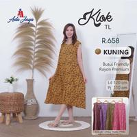Gambar Daster Batik Ony Model Klok Tanpa Lengan Kualitas Premium L72 dari Batik AdaOny Kota Surakarta 2 Tokopedia