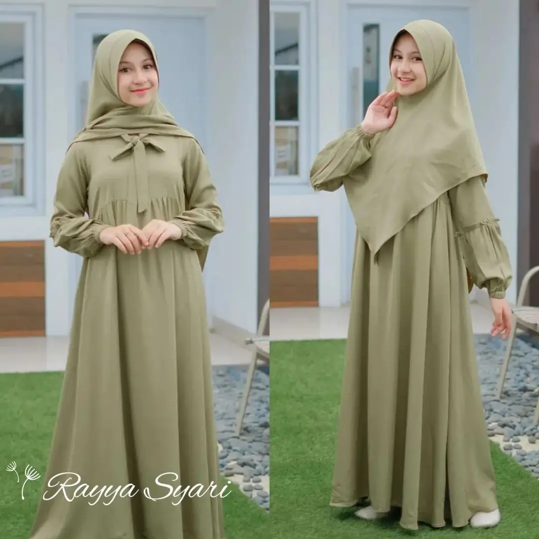 Gamis Anak Perempuan Tanggung Usia 10-11-12-13-14 Tahun Rayya syari