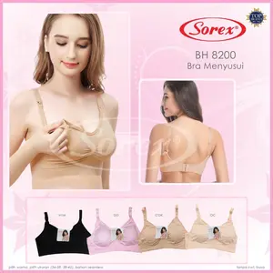 Sorex Bra 8200 Menyusui Nursing Bra Kait 3 Busa Sedang Tanpa kawat