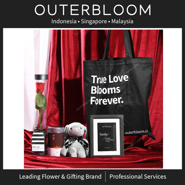 Gambar Valentine Hampers - Outerbloom Sweet Love dari Outerbloom Kota Administrasi Jakarta Selatan Tokopedia