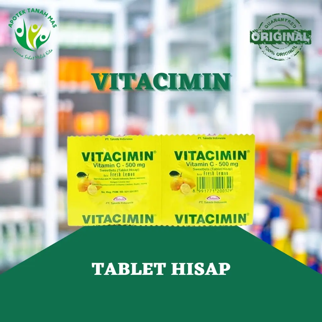 Vitacimin 500mg Tablet Hisap