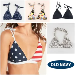 Triangle Bikini Top Old Navy, Shoulder knot, Baju Renang Wanita BTON03