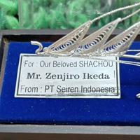 Gambar Plat Tulisan Personalisable Ukuran Sesuai Space Custom dari toko perak kotagede silver Kota Yogyakarta 3 Tokopedia