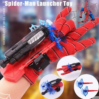 Mainan Anak Sarung Tangan Spiderman Shooter Jaring Spider Super Hero