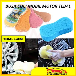 Sponge Busa Cuci Motor Mobil Piring Ukuran Jumbo Foam Wash Spon Sepon