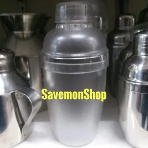Gelas Botol Shaker 350 mL Akrilik Shaker Ice Maker Acrilic Pengocok