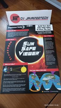 Gambar Solar Filter Lembaran Seymour 9 X 12 inci ND 5 Polimer plastik hitam dari JavaIndoTech Official Kota Bekasi 2 Tokopedia