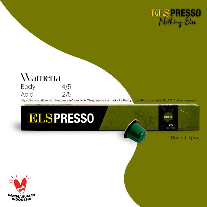 Gambar Elspresso Coffee Capsule: Wamena Arabica - Nespresso Compatible dari El's Coffee Kota Bandar Lampung Tokopedia