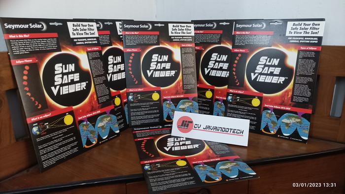 Gambar Solar Filter Lembaran Seymour 9 X 12 inci ND 5 Polimer plastik hitam dari JavaIndoTech Official Kota Bekasi Tokopedia