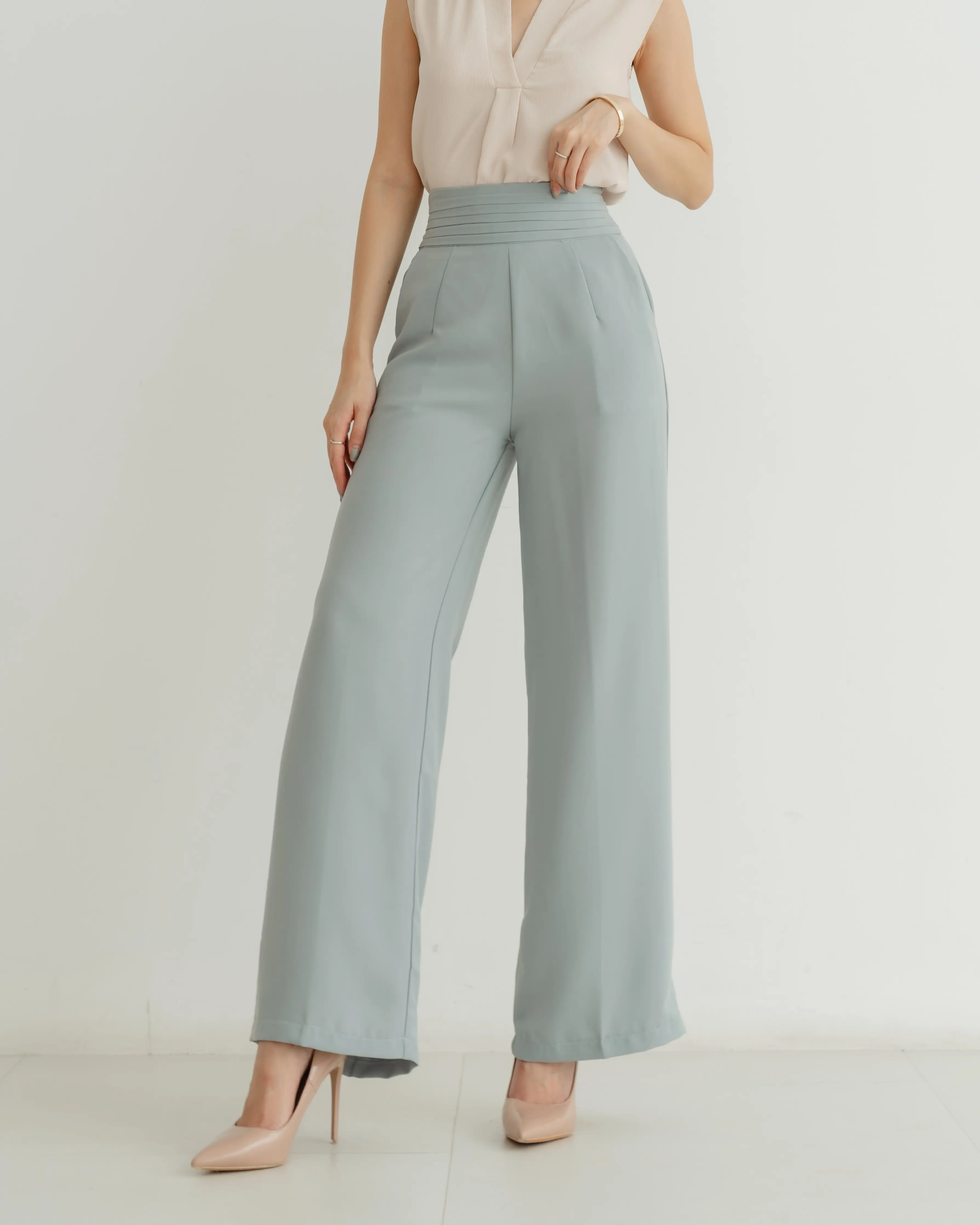 CELANA PANJANG / CELANA HIGHWAIST / CELANA WANITA / BIONDA PANTS