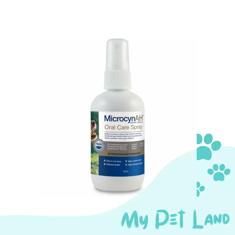 Dental Care dog cat horse rabbit MicrocynAH Oral Care Spray 4oz 118ml 0