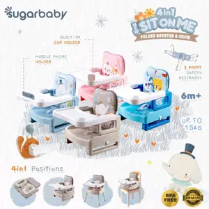sugar baby sit on me 4 in 1 booster seat
