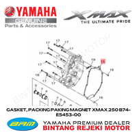 Gambar GASKET, PACKING PAKING MAGNET XMAX 250 B74-E5453-00 dari Yamaha Bintang Rejeki Motor Kab. Bandung 3 Tokopedia