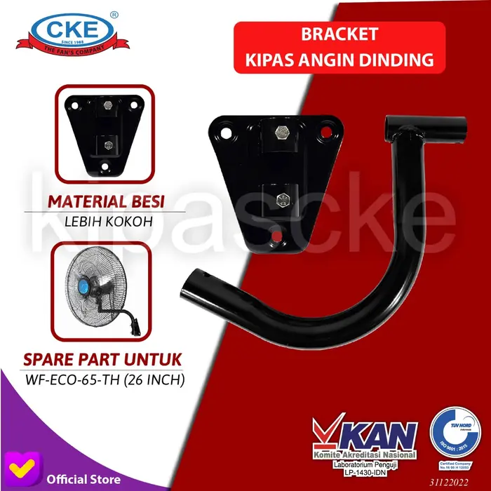 Gambar Wall Fan CKE WF-ECO-65-TH 26 Inch Kipas Angin Dinding Tembok Sparepart - Blade dari Kipas Online CKE Kota Administrasi Jakarta Barat 5 Tokopedia
