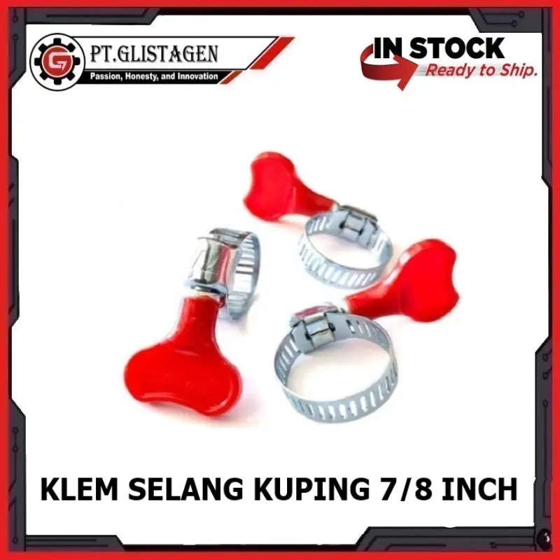 Klem Selang Kuping Hose Clamp Stainless With Handle 7/8" inch
