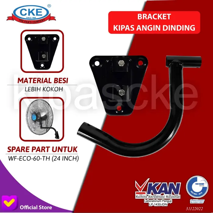 Gambar Wall Fan CKE WF-ECO-60-TH 24 Inch Kipas Angin Dinding Tembok Sparepart - Blade dari Kipas Online CKE Kota Administrasi Jakarta Barat 5 Tokopedia