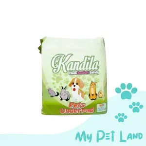 Pee training pad anjing 45x60 Kandila Pet Underpad isi 20pcs TFT650 - perlak tatakan pipis for dog cat