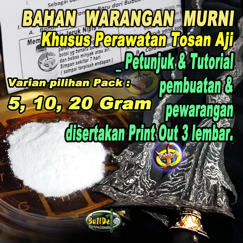 Warangan Murni Bahan Pembuat Perawatan Tossan Aji Keris T0m_bak dLL 0