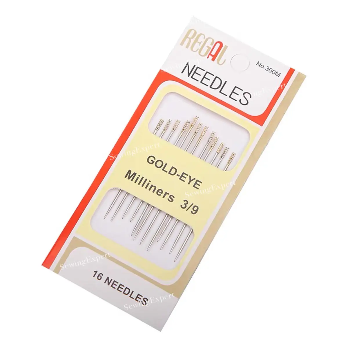 Jarum Jahit Tangan Regal Gold Eye 16pcs / Jarum isi 16 Milliners 3/9 Sewing Needles Jarum Jahit Emas Regal Gold