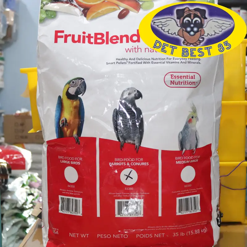 Zupreem fruitblend ML 15,8kg for parrot and other medium to large 1