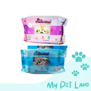Shine Coat Pet Wipes 50 Lembar for dogs and cats - tisu basah anjing kucing Antibacterial, No Alcohol