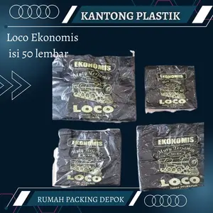 Kantong Plastik Kresek Loco Ekonomis isi 50 lembar