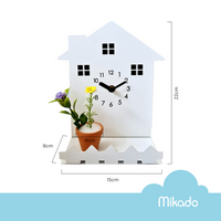 Gambar Mikado Metal House Table Clock  / Jam Meja dari MIkado Giftshop Kota Administrasi Jakarta Pusat 2 Tokopedia