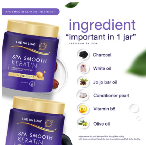 BPOM Lae Sa Luay Paket 3 In 1 Super Smooth Hair Masker Shampoo Serum 7