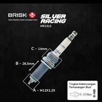 Gambar Busi BRISK Silver Racing MR12LS = SILZKR8E8G, SILZKR8E9G, SILZKBR8D8S dari Perdana Autoparts Kota Administrasi Jakarta Barat 3 Tokopedia