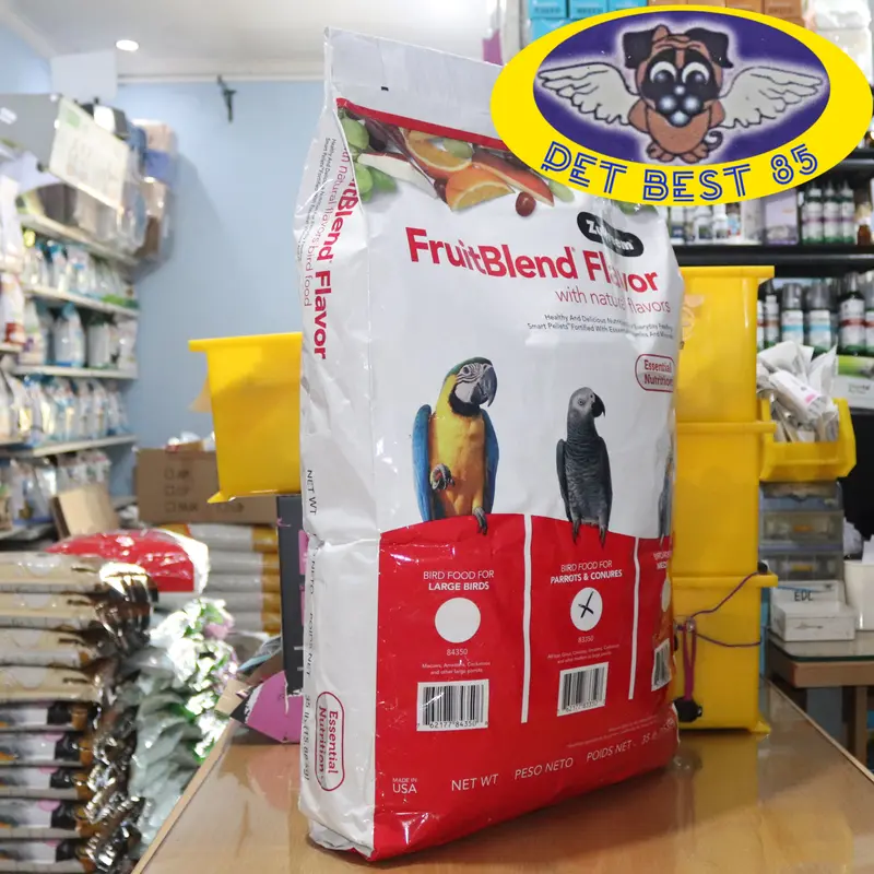 Zupreem fruitblend ML 15,8kg for parrot and other medium to large 2