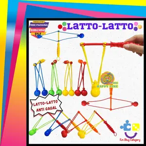 Mainan Anak Jadul Lato Lato Stick Game Prank Anti Gagal Lucu Seru Etek