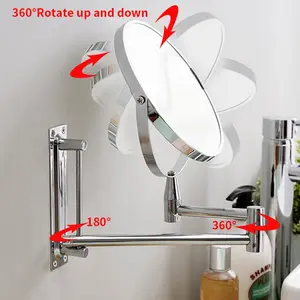 Kaca Cermin Rias Make Up Dinding Kamar Mandi Wastafel Toilet