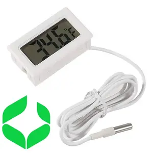 TPM-10 Probe 1 Meter Thermometer Digital Aquarium Refrigerator - PUTIH