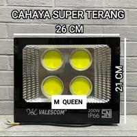 Gambar VALESCOM LAMPU SOROT LED COB 200W SNI FLOOD LIGHT dari M QUEEN Kota Tangerang Selatan 1 Tokopedia