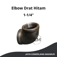 Gambar Elbow Drat Hitam 1-1/4" Inch 90 Deg / Keni Drat Dalam Hitam Besi 1-1/4 dari Jaya Cemerlang Makmur Kota Administrasi Jakarta Pusat 1 Tokopedia