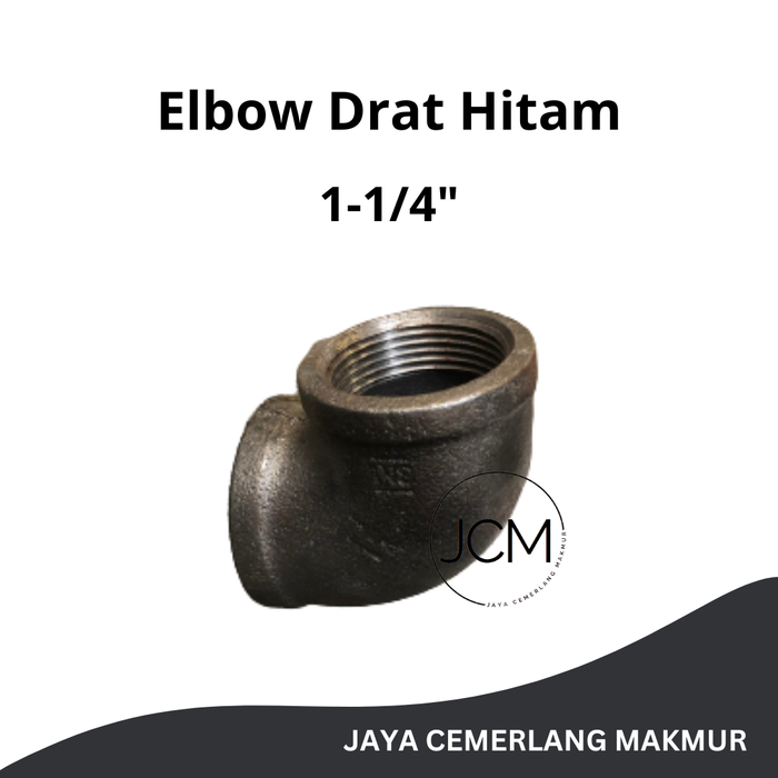 Gambar Elbow Drat Hitam 1-1/4" Inch 90 Deg / Keni Drat Dalam Hitam Besi 1-1/4 dari Jaya Cemerlang Makmur Kota Administrasi Jakarta Pusat Tokopedia