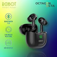 Gambar ROBOT T30 PLUS TWS Headset Bluetooth 5.3 TWS Wireless Earphone Earbuds dari OctagonOcta Kab. Sleman 1 Tokopedia