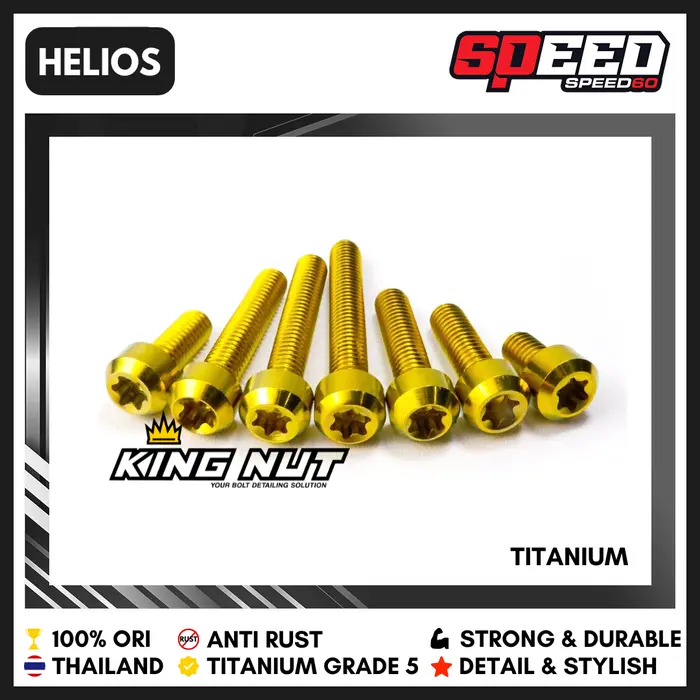 Gambar Titanium Probolt Baut M 8 x 40 Drat 12 x 40 Grade 5 King Nut Thailand dari Speed60 Kota Administrasi Jakarta Barat 5 Tokopedia