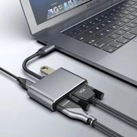 Gambar 4 IN 1 USB C Type c to HDMI 4K VGA USB3.0 Audio and video adapter dari infinity.techno Kota Administrasi Jakarta Pusat 3 Tokopedia