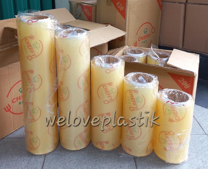 Gambar Plastik Wraping Cheffy / Plastik Wrap 40 cm x 500 m Food Grade dari weloveperkakas Kota Administrasi Jakarta Barat Tokopedia