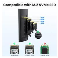 Gambar Ugreen SSD Case NVMe M2 PCIe B key M B key Portable SSD Enclosure dari Ruellia.Corp Kota Tangerang Selatan 2 Tokopedia