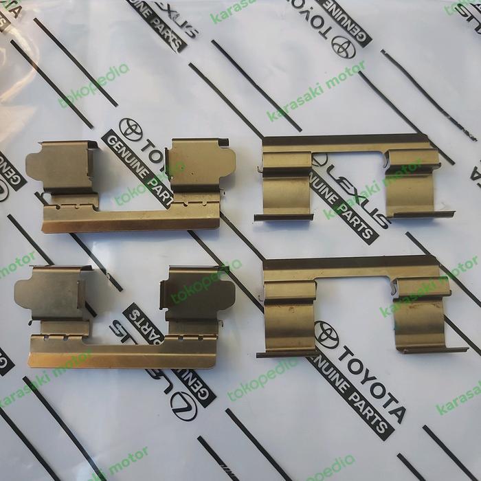 Gambar plat klip kampas rem /dudukan kampas rem calya sigra dari karasaki motor Kota Bekasi Tokopedia