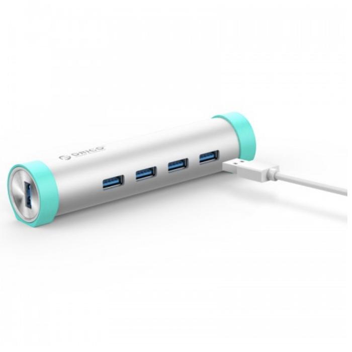 Gambar ORICO ARH4-U3 Aluminum 4 Port USB3.0 Hub with Type-A and Type-C Cable dari STAR17 COM Kota Administrasi Jakarta Selatan Tokopedia
