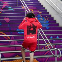 Gambar Off White SS19 Monalisa Jaket Hoodie - Red 100% Original dari True OG Kicks Kab. Tangerang 2 Tokopedia